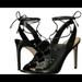 Michael Kors Shoes | Black Michael Kors Thalia Sandals | Color: Black | Size: 9.5