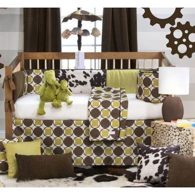 Sweet Potato Urban Cowboy 4 Piece Crib Bedding Set
