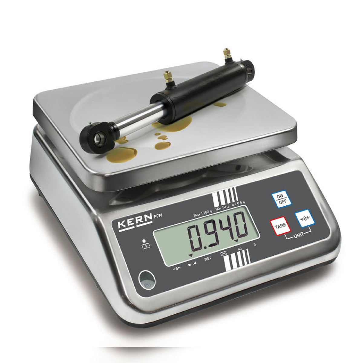 Kern FFN-3K1IPM Tischwaage | Allround-Tischwaage bis 3 kg | geeicht ab Werk Image