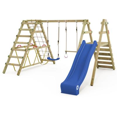 Wickey - Kinderschaukel Schaukelgestell Smart Shake mit Rutsche und Kletteranbau, Schaukel, Image