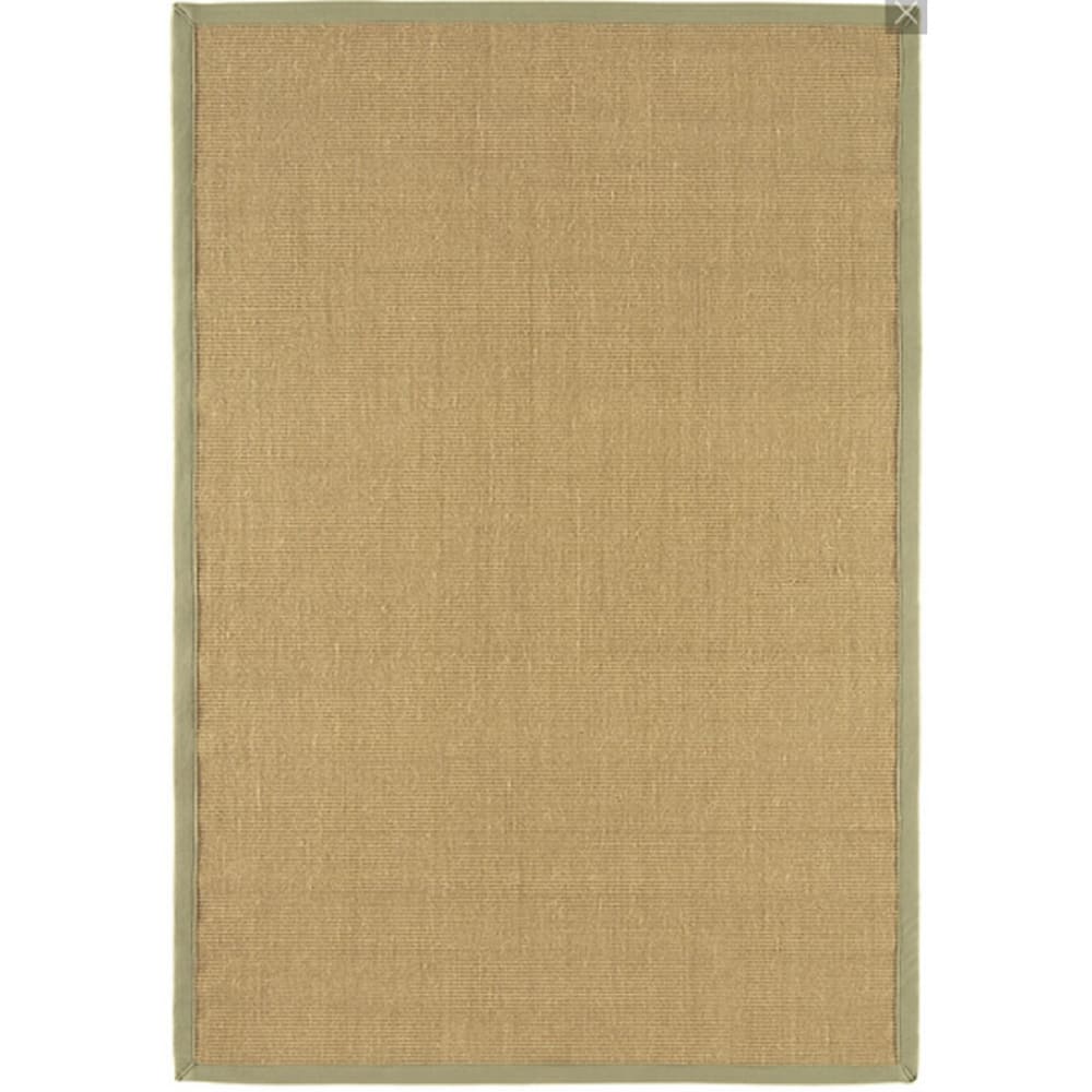 Tapis en fibre végétale beige clair 120x180 cm