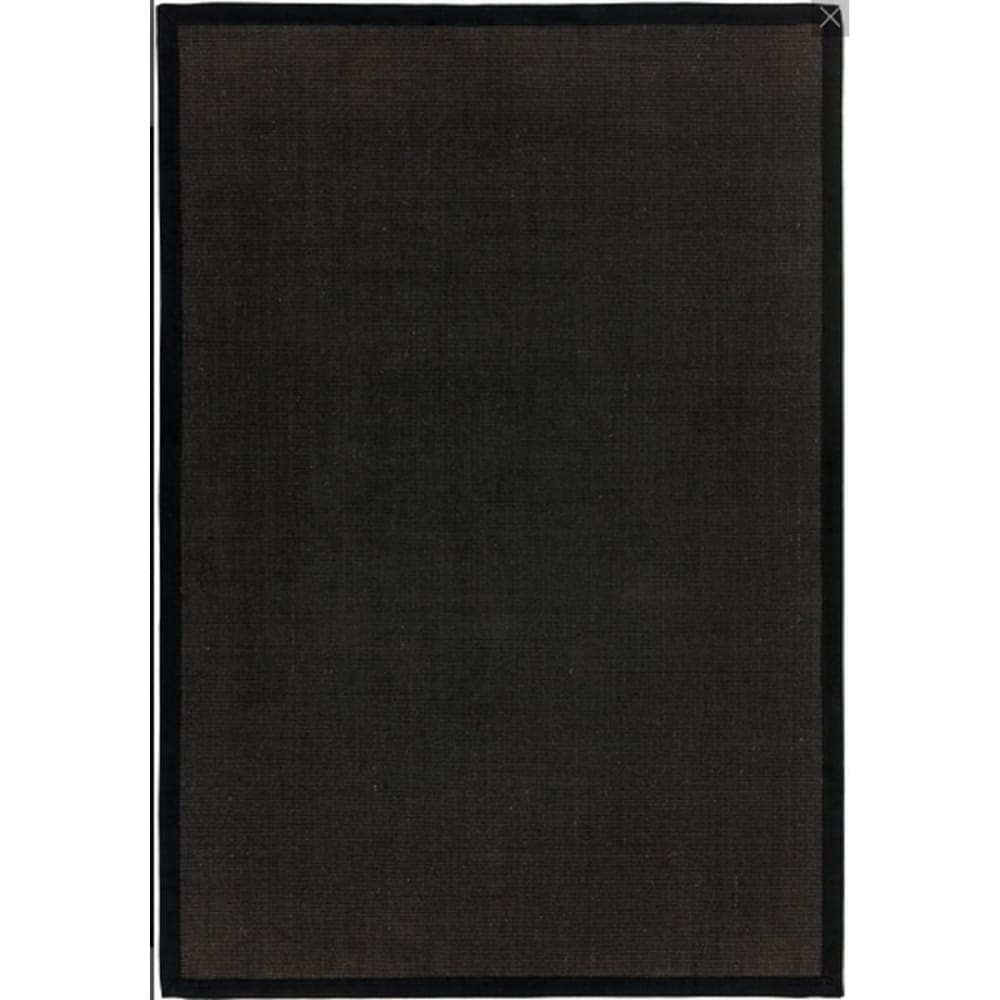 Tapis en fibre végétale noir 120x180 cm