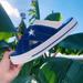 Converse Shoes | Converse One Star Slip On Platform Sandals Navy | Color: Blue | Size: Various