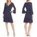 Lilly Pulitzer Dresses | Lilly Pulitzer Misha Wrap Dress Blue Size Xxs New | Color: Blue | Size: Xxs