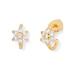 Kate Spade Jewelry | Kate Spade Myosotis Flower Huggie Hoop Earrings | Color: Gold | Size: Os
