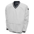 Franchise Club Windshell Pullover Jacket (Size 5X) White, Polyester