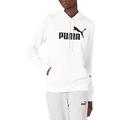 PUMA Men's Essentials Logo Hoodie Hooded Sweatshirt, White, Medium