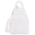 Primo Sacchi Ladies Italian Soft Napa Leather White Top Handle Shoulder Bag Rucksack Backpack