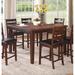 Red Barrel Studio® Jeness Counter Height Dining Table Wood in Brown | 36 H in | Wayfair D9F982B6D4AF4B9D83516148D786C6B1