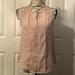 Anthropologie Tops | Maeve Anthropologie Lace Accent Sleeveless Top | Color: Pink | Size: 4