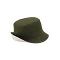 Men's Big & Tall Reversible Bucket Hat by KingSize in Khaki Olive (Size 2XL)