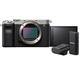 Sony Alpha 7C Spiegellose E-Mount Vollformat-Digitalkamera nur Body mit Sony ECM-W2BT Bluetooth-Mikrofon