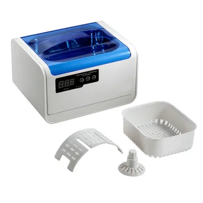 Nettoyeur à ultrasons à programme numérique lavage de paniers précieux de bain montres dentaires