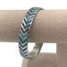 Jessica Simpson Jewelry | Jessica Simpson Rhinestone Beaded Bangle Bracelet | Color: Blue/Silver | Size: Os