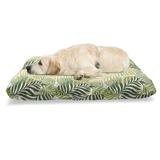 East Urban Home Leaf Pet Bed, Tropic Exotic Palm Tree Leaves Natural Botanical Spring Summer Contemporary Graphic | 24 H x 39 W x 5 D in | Wayfair