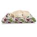 East Urban Home Ambesonne Vegetables Pet Bed, Continuous Pattern Of Sketchy Painted Healthy Natural Tasty Food Illustration | Wayfair