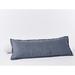 Coyuchi Rectangular Linen Pillow Cover Linen in Blue | 14 H x 36 W x 0.1 D in | Wayfair 1024109