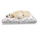 East Urban Home Ambesonne Easter Bunny Pet Bed, Baby Bunny Doodle Repetitive Pattern Pastel Tones On Plain Background | 24 H x 39 W x 5 D in | Wayfair