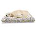 East Urban Home Ambesonne Flower Pet Bed, Pattern w/ Flowers & Leaves Ling Foliage Spring Rural Print | 24 H x 39 W x 5 D in | Wayfair