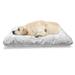 East Urban Home Ambesonne Grey Pet Bed, Different Sized Circles & Rounds Simple Geometric Style Graphic Print Shabby Home | Wayfair