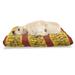 East Urban Home Ambesonne African Pet Bed, Dancing Abstract Wall Paint Indigenous Culture | 24 H x 39 W x 5 D in | Wayfair