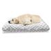 East Urban Home Ambesonne Anchor Pet Bed, Checkered Pattern w/ Chain & Marine Ocean Cruise Vacation | 24 H x 39 W x 5 D in | Wayfair