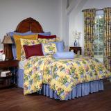 Canora Grey Blyth Yellow/Blue Standard Cotton 4 Piece Comforter Set Polyester/Polyfill/Cotton in Blue/White/Yellow | Wayfair