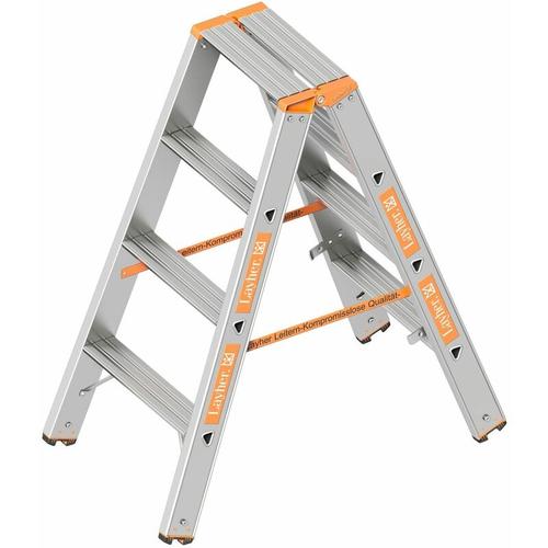 Layher – Topic 1043 Stufenstehleiter 2×4 Stufen
