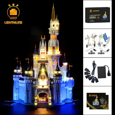 LIGHTAILING – Kit d'éclairage LED pour 71040 modèle de château princesse cendrillon Compatible