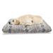 East Urban Home Ambesonne Ethnic Pet Bed, Antique Detailed Borders National Cultural Ornament Pattern, Size 24.0 H x 39.0 W x 5.0 D in | Wayfair