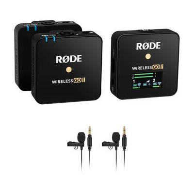 RODE Wireless GO II 2-Person Compact Digital Wireless Omni Lavalier Microphone S WIGOII
