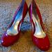 Jessica Simpson Shoes | Jessica Simpson Red Patent Pumps | Color: Red | Size: 9.5