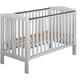 YappyQu Classic Style Baby Cot with Rounded Edges (LightGrey)