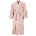 Peignoir col kimono en coton Poudre M