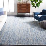 Blue/Brown 27 x 0.375 in Area Rug - Highland Dunes Somwya Handmade Tufted Wool Dark Blue/Rust Area Rug | 27 W x 0.375 D in | Wayfair