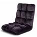 Ebern Designs Adjustable 14-Position Memory Foam Floor Rocker Game Chair Foam Padding in Indigo | 6 H x 21 W x 41 D in | Wayfair