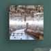 Ebern Designs London Double Landscape by Ben Heine - Wrapped Canvas Photograph Print Canvas, Wood in Brown | 14 H x 14 W x 2 D in | Wayfair