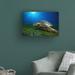 Bay Isle Home™ Green Turtle by Barathieu Gabriel - Wrapped Canvas Photograph Print Metal in Blue/Brown/Green | 22 H x 32 W x 2 D in | Wayfair