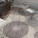 Brown/Gray 93 x 0.5 in Area Rug - Wade Logan® Cangelosi Geometric Gray/Ivory/Brown Area Rug Polypropylene | 93 W x 0.5 D in | Wayfair