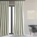 Darby Home Co Balone French Pleat Signature Velvet Curtains for Bedroom Blackout Curtains for Living Room Single Panel Velvet in White | Wayfair