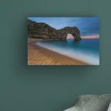Highland Dunes Dorset by Joaquin Guerola - Wrapped Canvas Photograph Print Canvas, Wood in Black/Blue/Brown | 16 H x 24 W x 2 D in | Wayfair