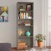 Lark Manor™ Arisztid 71.18" H x 24.5" W Standard Bookcase Wood in Gray/Green | 71.18 H x 24.5 W x 11.5 D in | Wayfair