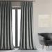 Darby Home Co Balone French Pleat Signature Velvet Curtains for Bedroom Blackout Curtains for Living Room Single Panel Velvet in Gray | Wayfair