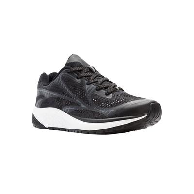 Extra Wide Width Women's Propet One LT Sneaker by Propet® in Black Grey (Size 7 1/2 WW)