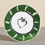 Anthropologie Dining | Anthropologie Hotel Magique Melange Dessert Plate | Color: Green/White | Size: Os