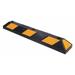 ZORO SELECT 490W87 Parking Curb, 4 in H, 3 ft L, 6 in W, Black/Yellow
