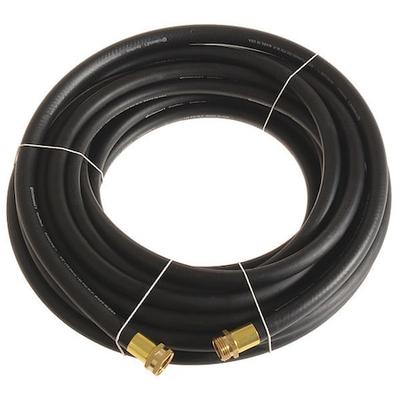 CONTINENTAL CWH058-50MF-G 5/8 in ID x 50 ft L Garden Hose, EPDM Tube, Black,