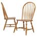 Sunset Trading Oak Selections Windsor Spindleback Dining Chair | Light Oak - Sunset Trading DLU-C30-LO-2