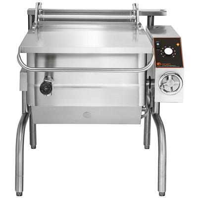 Groen BPM-30EC Stainless Steel 30-Gallon Tilting Electric Braising Pan - 208V, 1 Phase, 11.5 kW