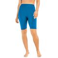 Plus Size Women's Swim Bike Short by Swim 365 in Azure Blue (Size 30) Swimsuit Bottoms
